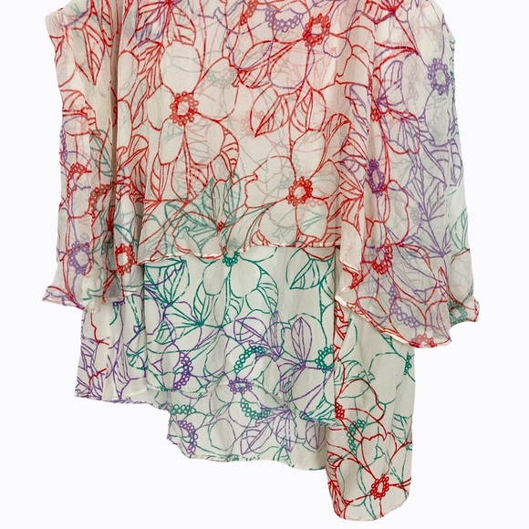 Anthropologie MAEVE Daisy Garden Tank Silk Size S - Picture 7 of 9